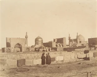 [Eine Gesamtansicht von MESHED vom Dach eines Hamam], 1840er-60er Jahre