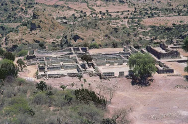 Luftaufnahme der Stadt, Spätklassische Periode