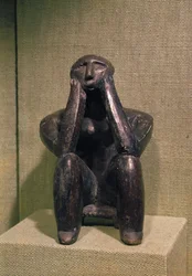 Der Denker von Cernavodă, Hamangia-Kultur, um 5000 v. Chr.