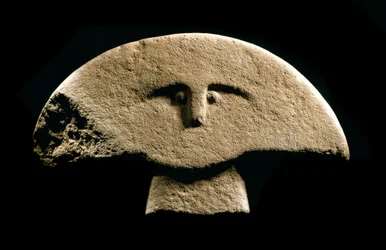 Prähistorische Kunst: Figur aus der Eisenzeit. 1100-800 v. Chr.