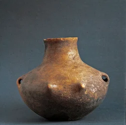 Prähistorie, Kultur von Rinaldone: Terrakottavase aus der Nekropole von Rinaldone, Kupferzeit