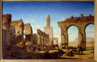 Ruinen der Moschee des Kalifen Al Hakim in Kairo