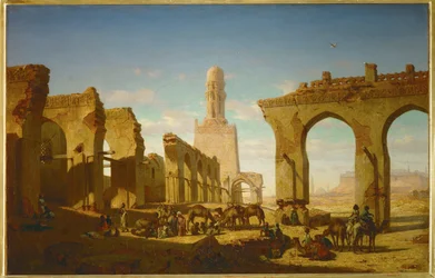 Ruinen der Moschee des Kalifen Hakem in Kairo