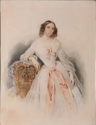 Porträt von Praskovia Nikolaevna Ryumina 1821-1897, 1847