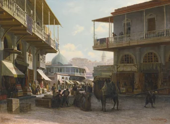 Blick auf Tiflis, 1874