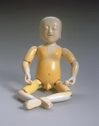 Gelenkfigur eines Jungen, Kangxi-Periode (1662-1722)