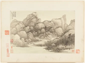 Landschaften nach alten Meistern, datiert 1674 und 1677