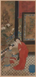 Yang Guifei verlässt das Bad
