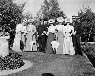 Familiengruppe in Athen, 1908