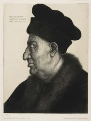 Bildnis Studie (geätzt von Peter von Halm)