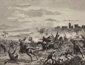 Verteidigung von Cagliari während des französischen Angriffs, 17. Februar