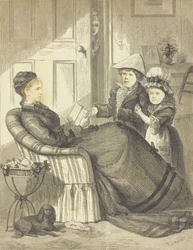 General und Mrs. George Washington, 19. Jahrhundert