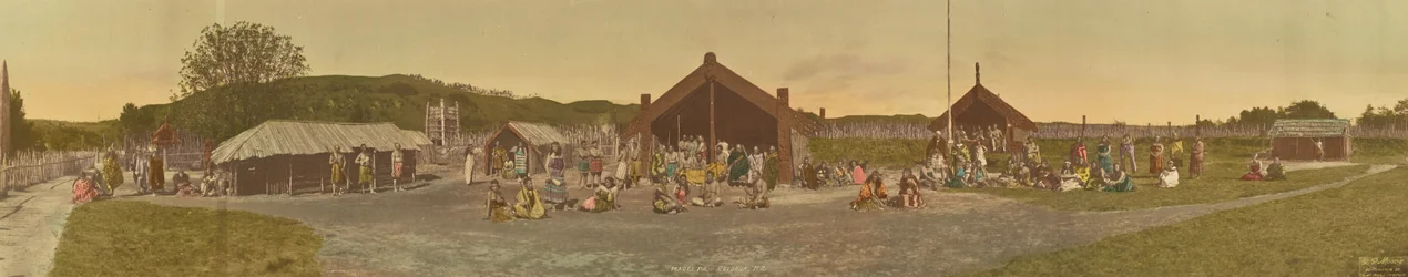 Maori Pa, Rotorua, Neuseeland