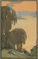 Der Hudson von Riverside Drive, 1914