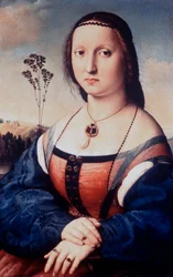 Porträt von Maddalena Doni, 1506