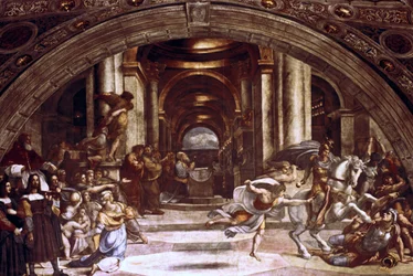 Die Vertreibung des Heliodorus aus dem Tempel, 1512-1514