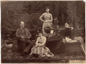 Sir Auckland Colvin und seine Familie, Shimla