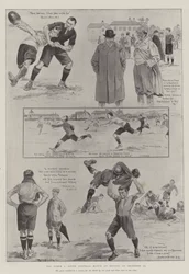 Das Nord-gegen-Süd-Fußballspiel in Bristol, am 15. Dezember