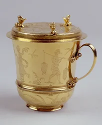 Goldene Schokoladentasse, ca. 1685