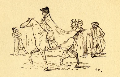 John Gilpin bricht zu seiner Reise nach Edmonton auf, 1878, um 1918