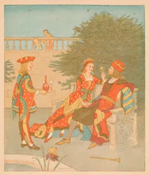 Der Bube und die Königin der Herzen, 1880
