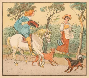 Wohin gehst du, mein hübsches Mädchen, um 1882