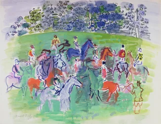 Bei den Rennen, ca. 1930-50