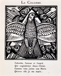 Die Taube - in „Le Bestiaire ou cortège d