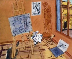 Das Atelier in der Rue Jeanne d