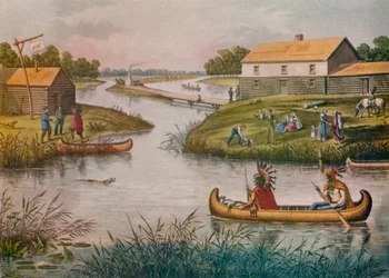 Chicago im Jahr 1833