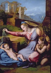Die Madonna mit dem blauen Diadem oder Die Madonna mit dem Schleier