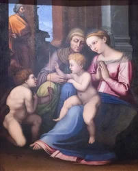 Heilige Familie mit St. Elisabeth und Johannes dem Täufer