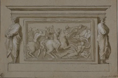 Entwurf für ein Grabdenkmal für den Marchese Francesco Gonzaga