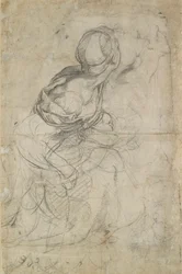 Studien für zwei kniende Frauen, ca. 1500-1520