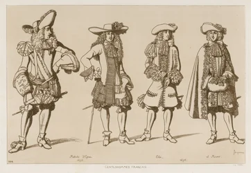 Französische Herren des siebzehnten Jahrhunderts