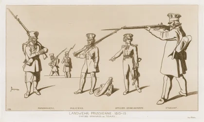 Preußische Landwehr, 1813-15