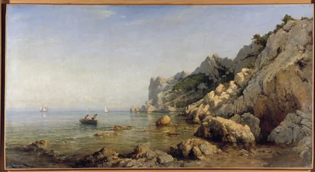 Die Küste von Sormiou Calanques bei Marseille
