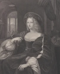 Porträt von Doña Isabel de Requesens y Enríques de Cardona-Anglesola