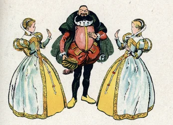 „Barbe-Bleue“ aus den Märchen von Charles Perrault (Illustration) ca. 1920