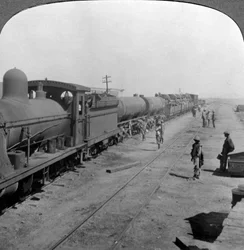 Zugladung gepanzerter Autos, Südwestafrika, Erster Weltkrieg, 1914-1918