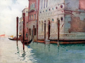 Ecke des Palazzo Dario