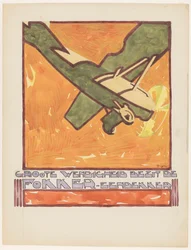 Große Wendigkeit besitzt der Fokker-Eindecker (Originaltitel auf dem Objekt)