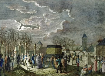 Madame Royale den Österreichern in Basel übergeben