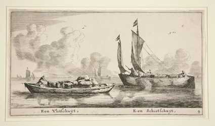 Zwei Boote (Een Vlotschuyt, Een Schietschuyt)