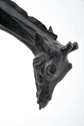 Große Giraffe mit gesenktem Kopf, modelliert 1909-10, vor 1913 gegossen (Bronze)