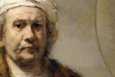 Rembrandt - Selbstporträt (Detail)