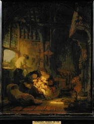 Die Heilige Familie, auch bekannt als "Der Haushalt des Zimmermanns"