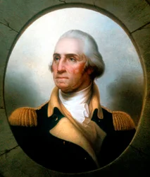 George Washington 1732-99, erster Präsident der Vereinigten Staaten 1789-97