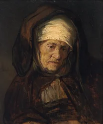 Kopf einer alten Frau, 1655-1660