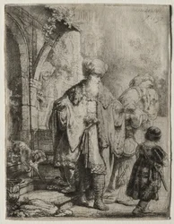 Abraham vertreibt Hagar und Ismael